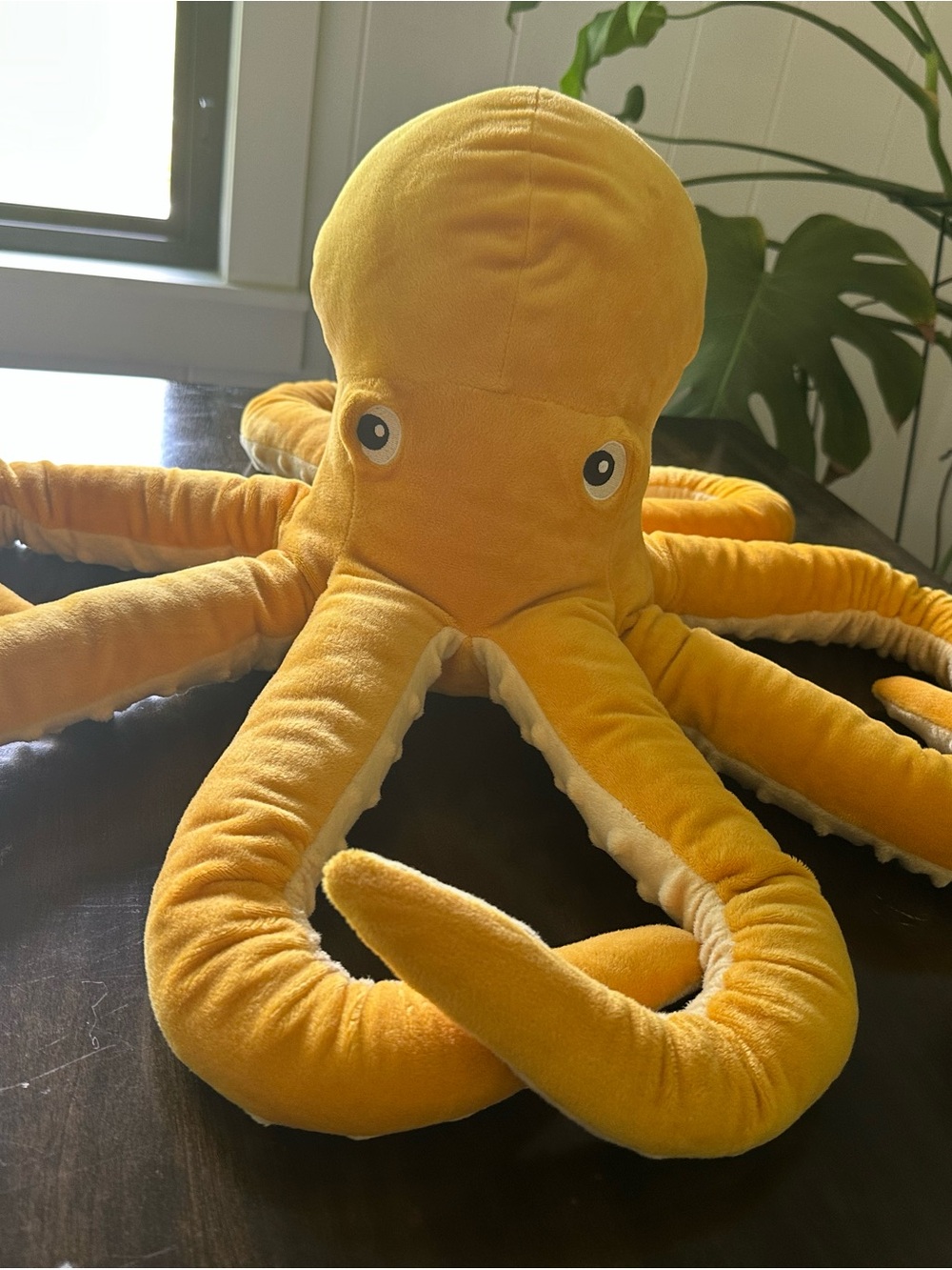 IKEA Yellow Octopus Plush Toy